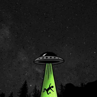 UFO iPhone wallpaper