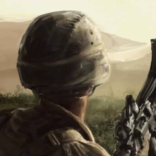 Soldier iPhone wallpaper