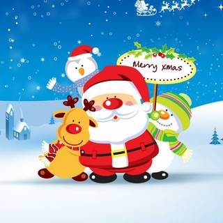 Santa Claus iPhone wallpaper
