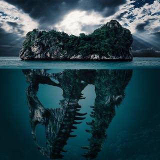 Mysterious scary wallpaper