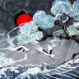 Japanese water wallpaper