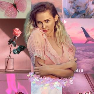 Miley Cyrus Flowers wallpaper