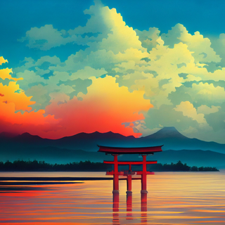 Japanese water wallpaper