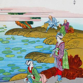 Japanese water wallpaper