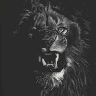 iPhone lion wallpaper