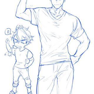 Anime poses wallpaper