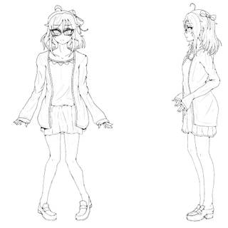 Anime poses wallpaper