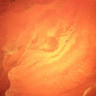 Orange planet wallpaper