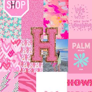 H preppy wallpaper