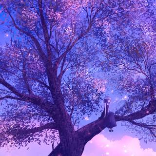 Purple fall wallpaper