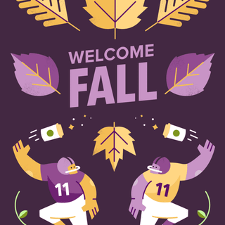 Purple fall wallpaper