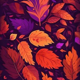 Purple fall wallpaper