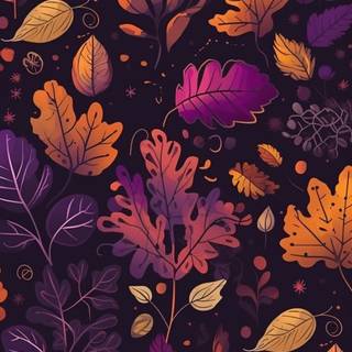 Purple fall wallpaper