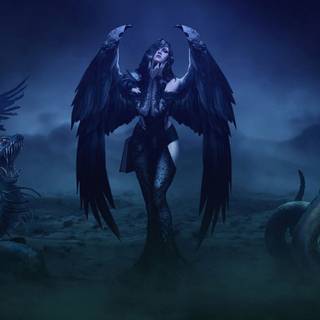 Goth laptop wallpaper