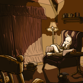 Cozy illustration wallpaper