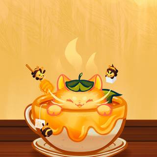 Cozy illustration wallpaper