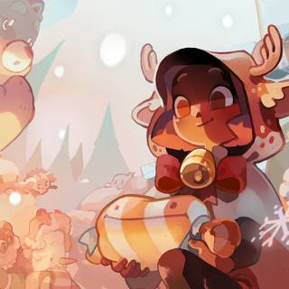 Cozy illustration wallpaper