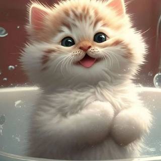 Cute cat PFP wallpaper