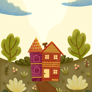 Cozy illustration wallpaper