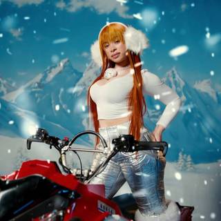 Ice Spice computer wallpaper