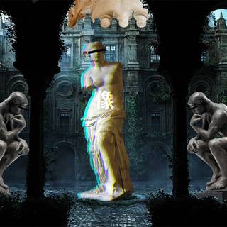 Greek painting computer wallpaper