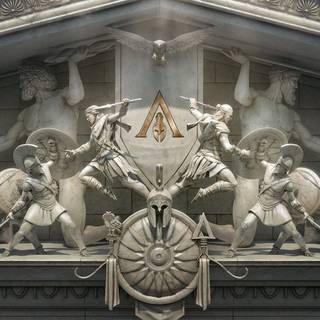 Greek painting computer wallpaper