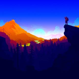 Firewatch oled wallpaper