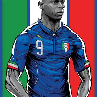 Mario Balotelli iPhone wallpaper