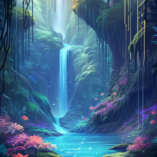 Anime HD forest wallpaper