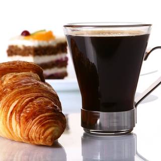 Coffee and cake wallpaper