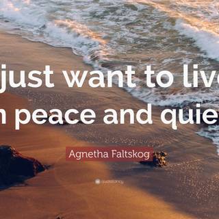 Quiet and peaceful wallpaper