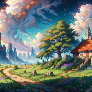 Quiet and peaceful wallpaper