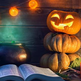 Books Halloween wallpaper