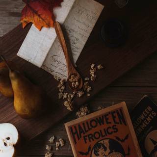Books Halloween wallpaper