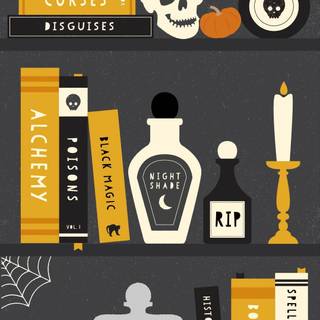 Books Halloween wallpaper