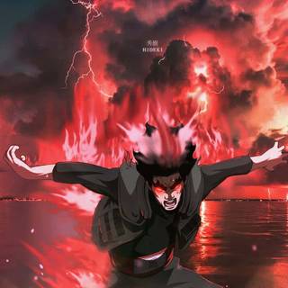 Might Guy iPhone wallpaper