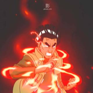 Might Guy iPhone wallpaper