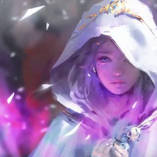 Female elf wallpaper