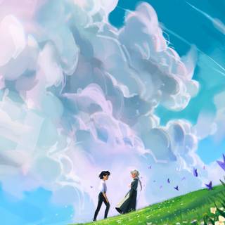Howls Moving Castle iPhone wallpaper
