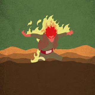 Might Guy iPhone wallpaper