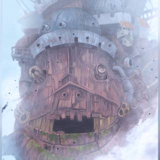 Howls Moving Castle iPhone wallpaper