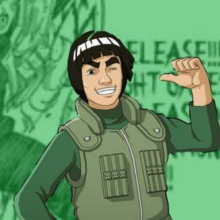 Might Guy iPhone wallpaper