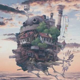 Howls Moving Castle iPhone wallpaper