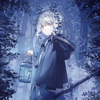 Night anime phone wallpaper