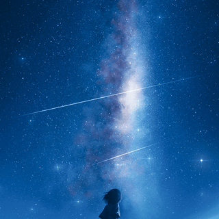 Night anime phone wallpaper