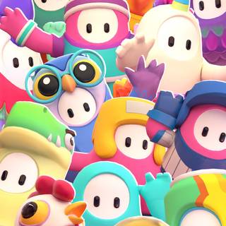 Fall Guys iPhone wallpaper