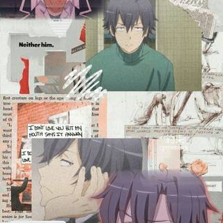 Oregairu phone wallpaper