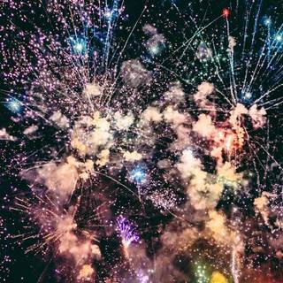 Fireworks iPhone wallpaper