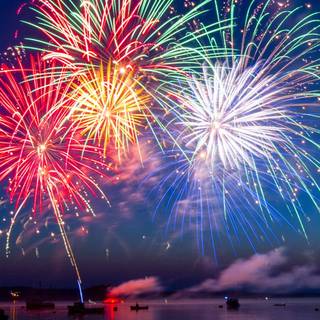 Fireworks iPhone wallpaper