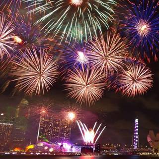 Fireworks iPhone wallpaper